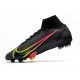 Nike Mercurial Superfly VIII Elite DF FG Black x Prism - Svart Gul Röd