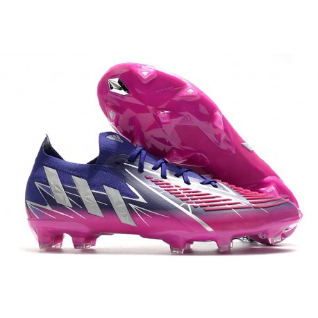 adidas Predator Edge.1 Low FG Herrar Champions Code - Lila Silver Rosa