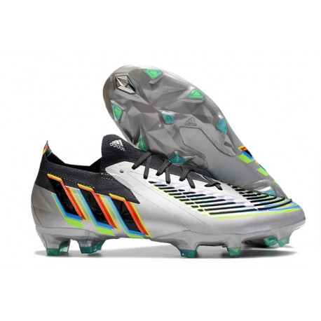 adidas Predator Edge.1 Low FG Herrar Beyond Fast - Silver Svart Grön