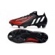 adidas Predator Edge.1 Low FG Herrar Svart Vit Röd