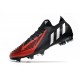 adidas Predator Edge.1 Low FG Herrar Svart Vit Röd