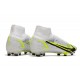 Nike Mercurial Superfly 8 Elite FG fotbollsskor Silver Safari - Vit Svart Silver Neon