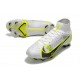 Nike Mercurial Superfly 8 Elite FG fotbollsskor Silver Safari - Vit Svart Silver Neon