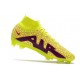 Nike Air Zoom Mercurial Superfly 9 Elite FG Gul Röd 