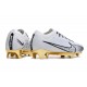 Nike Air Zoom Mercurial Vapor 15 Elite FG Vit Guld