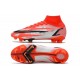 Nike Mercurial Superfly 8 Elite FG fotbollsskor CR7 Spark Positivity - Röd Svart Vit Orange