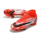 Nike Mercurial Superfly 8 Elite FG fotbollsskor CR7 Spark Positivity - Röd Svart Vit Orange