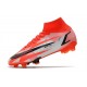 Nike Mercurial Superfly 8 Elite FG fotbollsskor CR7 Spark Positivity - Röd Svart Vit Orange