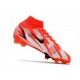 Nike Mercurial Superfly 8 Elite FG fotbollsskor CR7 Spark Positivity - Röd Svart Vit Orange