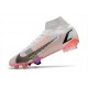 Nike Mercurial Superfly VIII Elite DF FG Rawdacious - Vit Röd Rosa