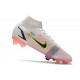 Nike Mercurial Superfly VIII Elite DF FG Rawdacious - Vit Röd Rosa