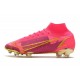 Nike Mercurial Superfly VIII Elite DF FG Rosa Guld Svart