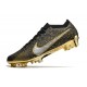 Nike Zoom Mercurial Vapor XV Elite FG Svart Guld Silver