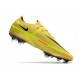 Fotbollsskor för Män Nike Phantom GT2 Elite FG Gul