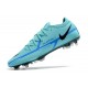 Fotbollsskor för Män Nike Phantom GT2 Elite FG Blå
