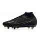 Nike Zoom Mercurial Superfly IX Elite SG Shadow - Svart Grå Vit Neon