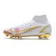 Nike Mercurial Superfly 8 Elite FG fotbollsskor Vit Rosa Guld