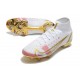 Nike Mercurial Superfly 8 Elite FG fotbollsskor Vit Rosa Guld