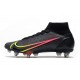 Nike Mercurial Superfly 8 Elite SG-Pro AC Black x Prism -Svart Gul Röd