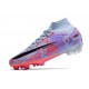 Nike Zoom Mercurial Superfly IX Elite FG MDS006 Cobalt Bliss Svart Fuchsia Dream