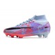 Nike Zoom Mercurial Superfly IX Elite FG MDS006 Cobalt Bliss Svart Fuchsia Dream