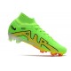 Nike Zoom Mercurial Superfly IX Elite FG Grön Gul