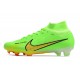 Nike Zoom Mercurial Superfly IX Elite FG Grön Gul