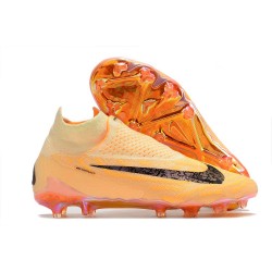 Nike Phantom GX Elite Dynamic Fit FG Orange Svart