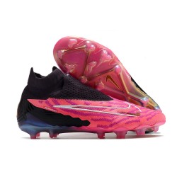 Nike Phantom GX Elite Dynamic Fit FG Rosa Svart