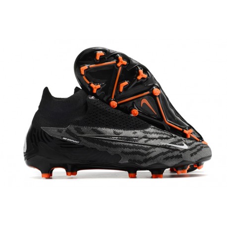 Nike Phantom GX Elite Dynamic Fit FG Black Pack - Svart Vit Grå