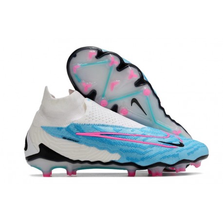 Nike Phantom GX Elite Dynamic Fit FG Blast - Blå Rosa Vit Blå