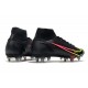 Nike Mercurial Superfly 8 Elite SG-Pro AC Black x Prism -Svart Gul Röd