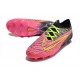 Skor Nike Phantom GX Elite FG Rosa Svart Gul