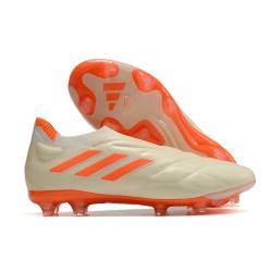 adidas Copa Pure+ FG Fotbollsskor Vit Orange