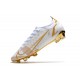 Fotbollsskor Nike Mercurial Vapor 14 Elite FG Vit Guld