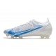 Nike Mercurial Vapor XIV Elite FG Vit Blå