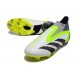 adidas Predator Accuarcy+ FG Crazyrush - Vit Svart Lucid Lemon