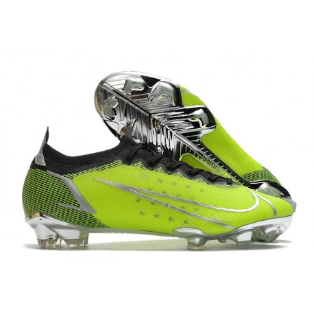 Fotbollsskor Nike Mercurial Vapor 14 Elite FG Grön Silver Svart