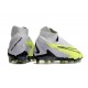 Nike Gripknit Phantom GX Elite DF FG Luminous - Neon Gridiron Svart