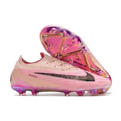 Skor Nike Phantom GX Elite FG Rosa Svart