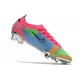 Nike Mercurial Vapor XIV Elite FG Blå Rosa Grön