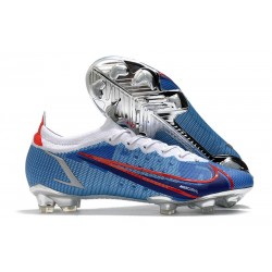 Nike Mercurial Vapor XIV Elite FG Blå Röd Silver