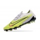 Nike Phantom GX Elite FG Herr Luminous - Neon Gridiron Svart