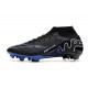 Nike Air Zoom Mercurial Superfly 9 Elite FG Svart Blå