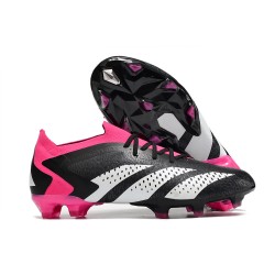 Skor adidas Predator Accuarcy.1 Low FG Svart Vit Rosa