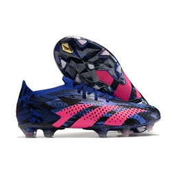 Skor adidas Predator Accuarcy.1 Low FG Lucid Blue Team Real Magenta Svart