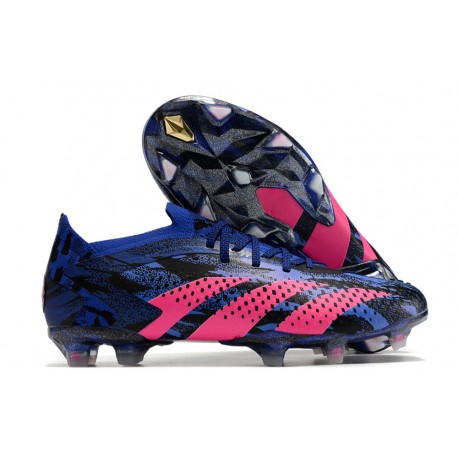 Skor adidas Predator Accuarcy.1 Low FG Lucid Blue Team Real Magenta Svart