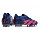 Skor adidas Predator Accuarcy.1 Low FG Lucid Blue Team Real Magenta Svart