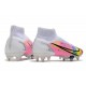 Nike Mercurial Superfly 8 Elite SG-Pro Dragonfly - Vit Silver Mörklila