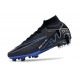 Nike Zoom Mercurial Superfly 9 Elite AG Svart Blå